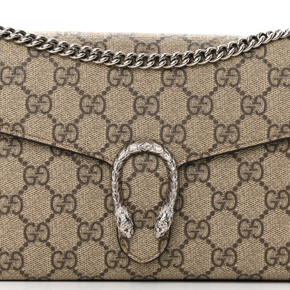 Gucci GG Supreme Monogram Mini Dionysus Chain Wallet Beige Taupe 8 of 22