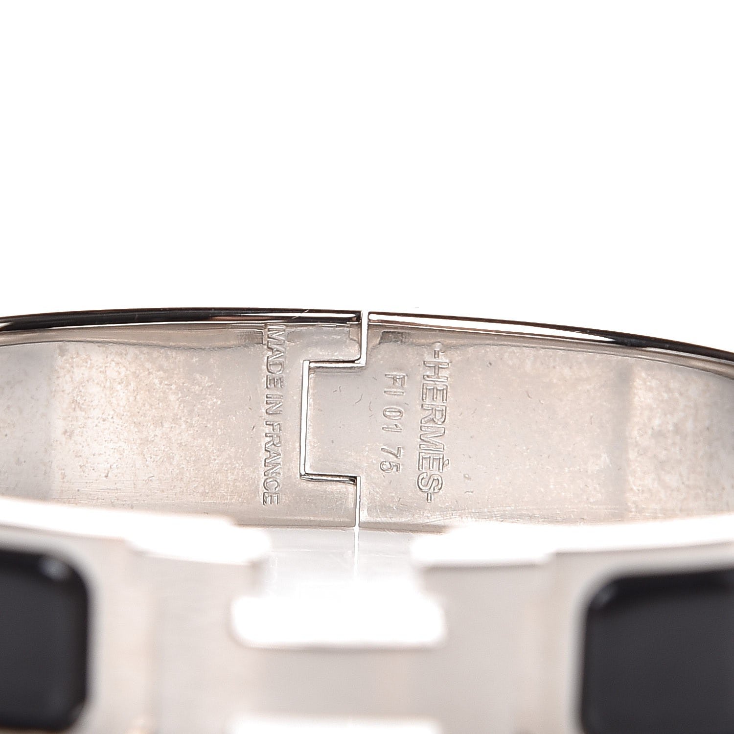 Hermes Enamel Narrow Clic Clac H Bracelet PM Black 4 of 6