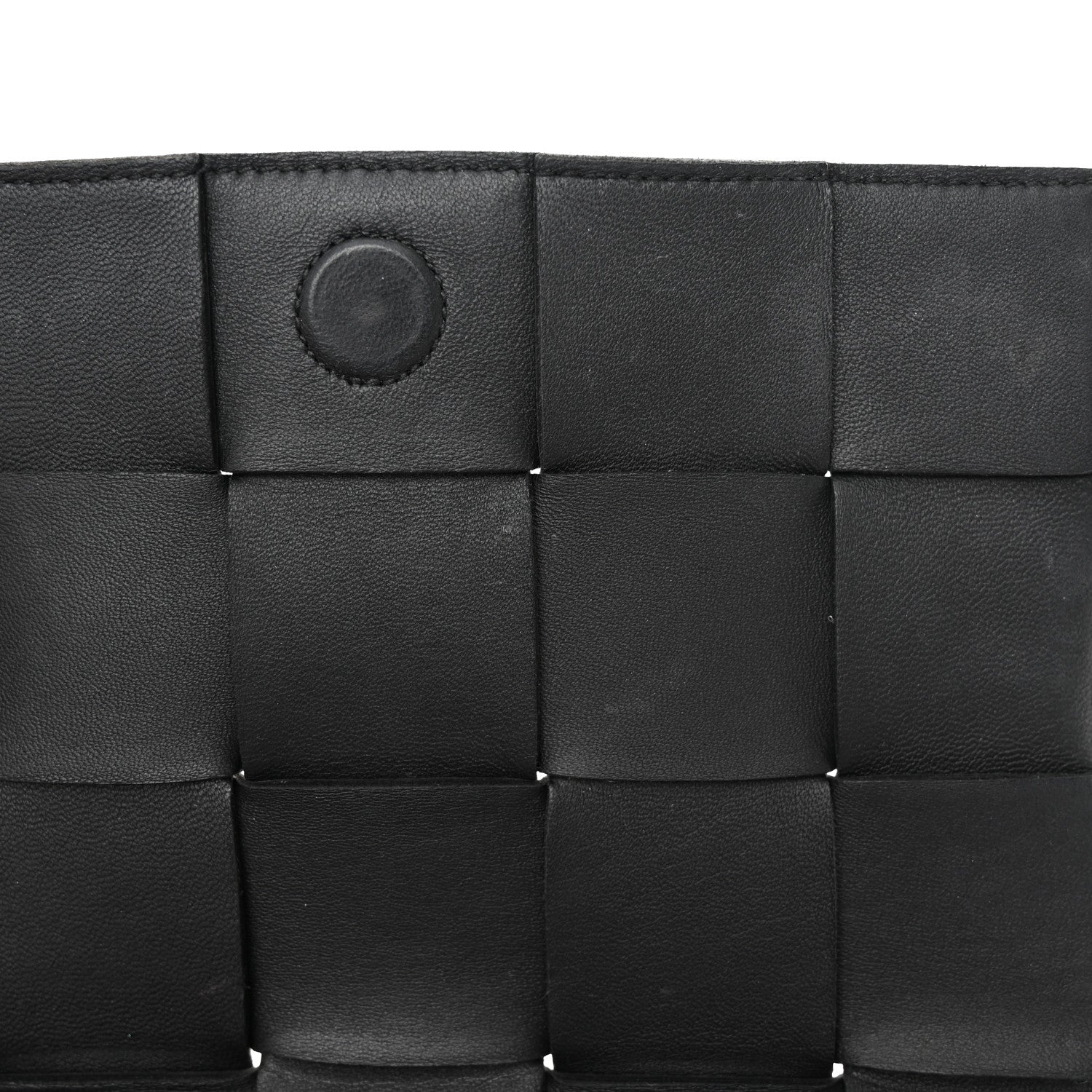 Bottega Veneta Lambskin Maxi Intrecciato Cassette Crossbody Bag Black 12 of 19