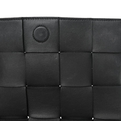 Bottega Veneta Lambskin Maxi Intrecciato Cassette Crossbody Bag Black 12 of 19