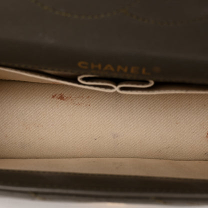 Chanel Calfskin Gabrielle Chevron Flap Grey 5 of 11