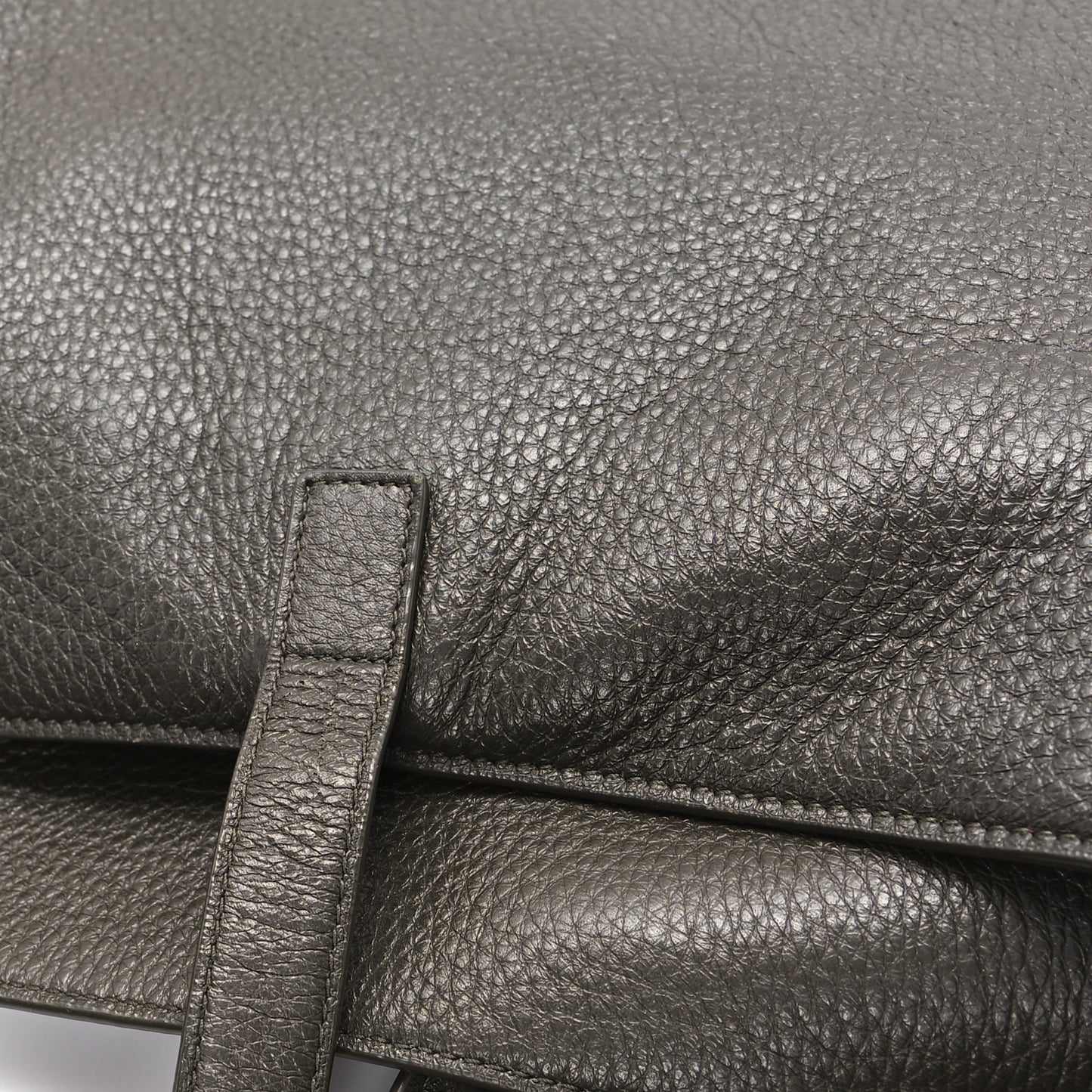 Grained Deerskin Bea Tote Musk