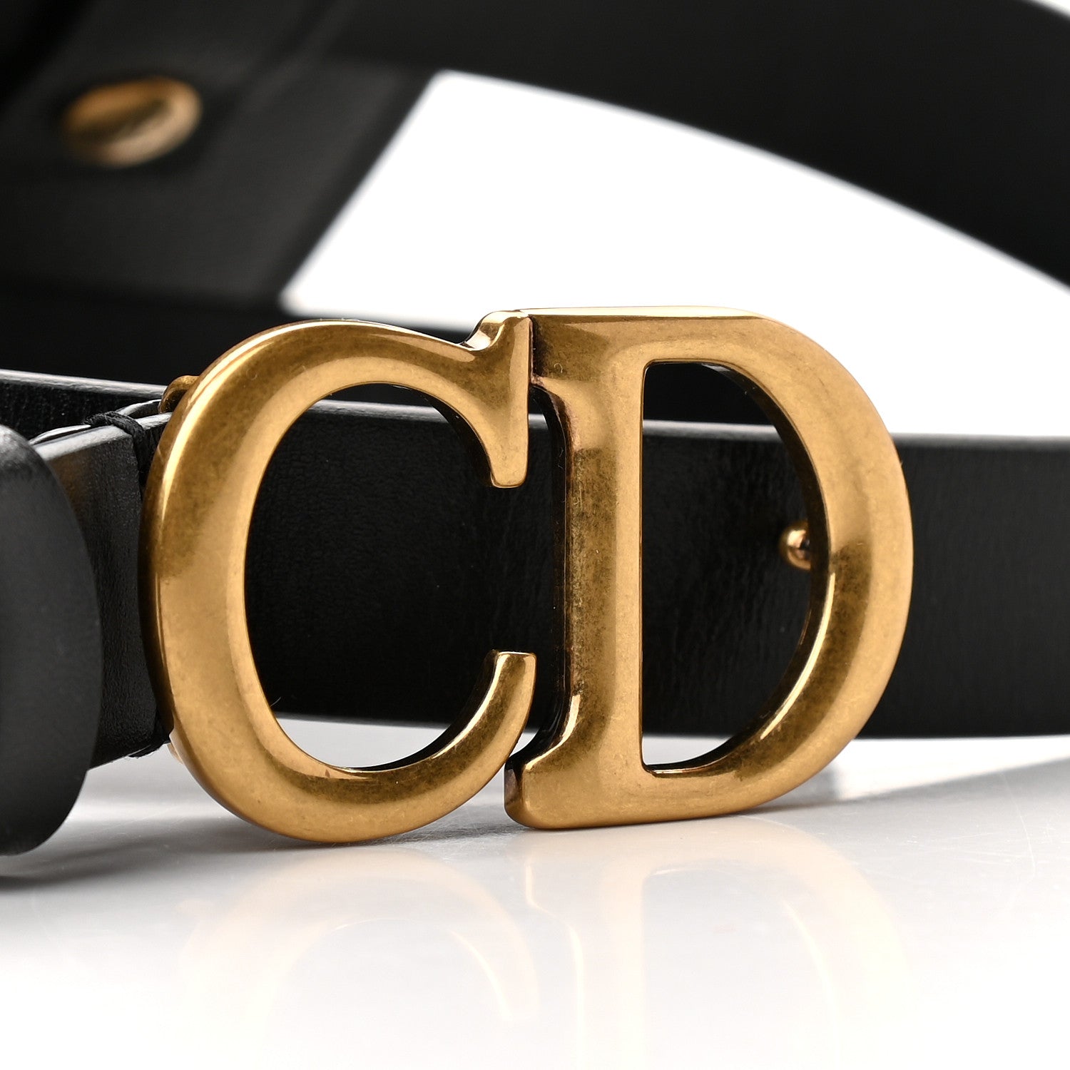 Christian Dior Grained Calfskin Saddle Belt Bag Black 6 of 10