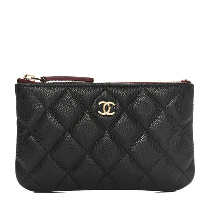 Chanel Caviar Quilted Small Cosmetic Case Black 1 of 8