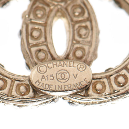 Chanel Pearl CC Earrings Light Gold 4 of 5