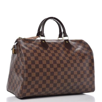 Louis Vuitton Damier Ebene Speedy 35 3 of 11