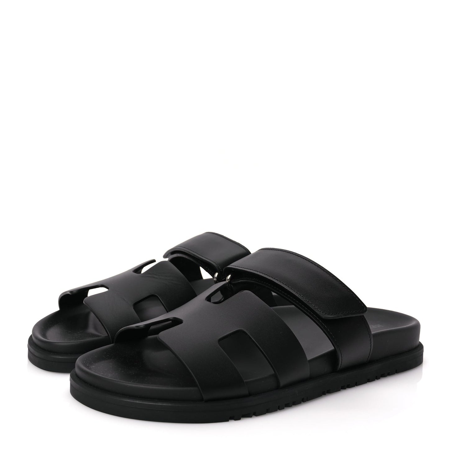 Calfskin Womens Chypre Sandals 38 Black
