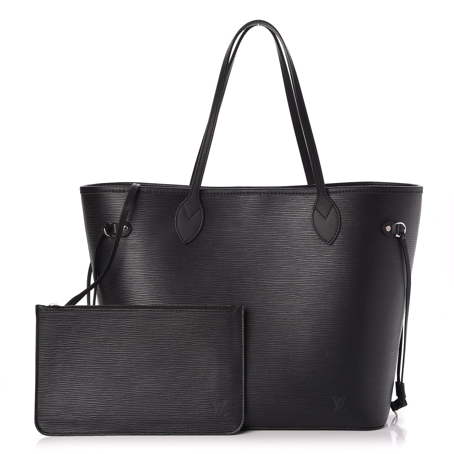 Louis Vuitton Epi Neverfull MM Black 1 of 9