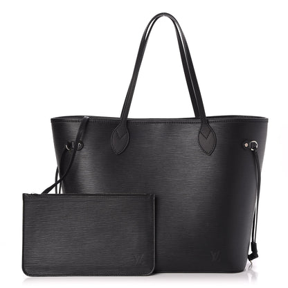 Louis Vuitton Epi Neverfull MM Black 1 of 9