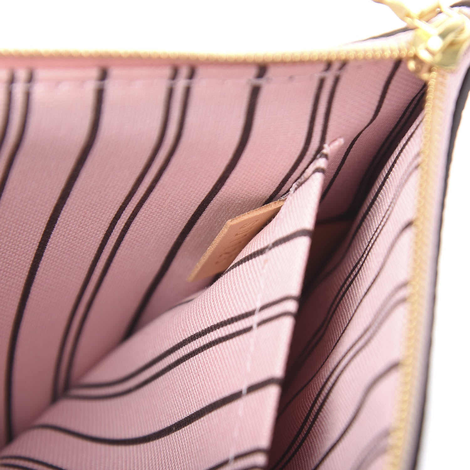 Louis Vuitton Monogram Neverfull MM GM Pochette Rose Ballerine 8 of 9