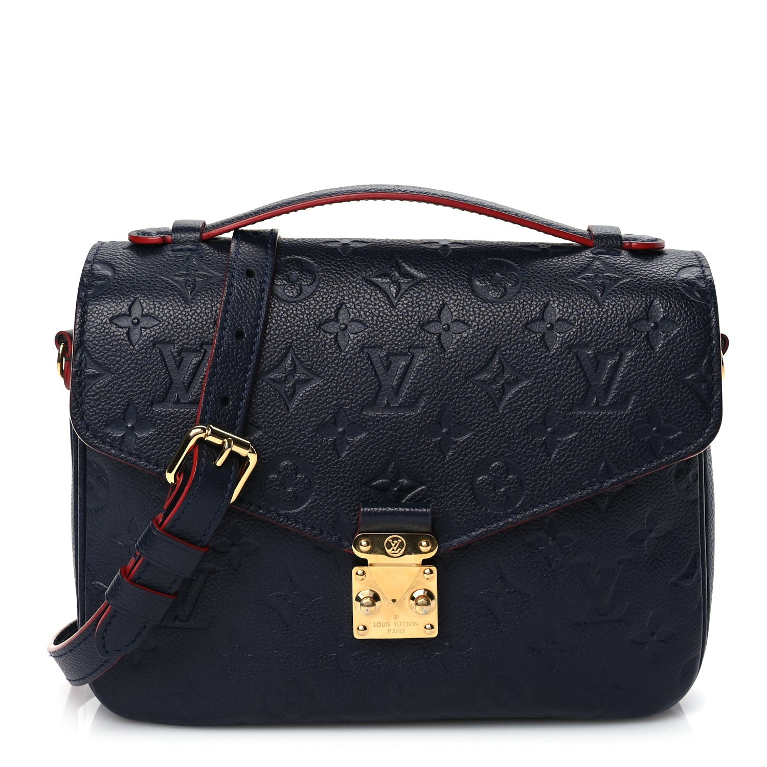 Louis Vuitton Empreinte Pochette Metis Marine Rouge 1 of 8