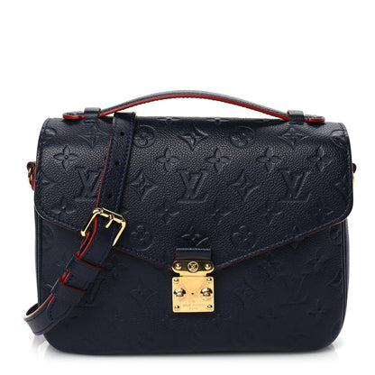 Louis Vuitton Empreinte Pochette Metis Marine Rouge 1 of 8