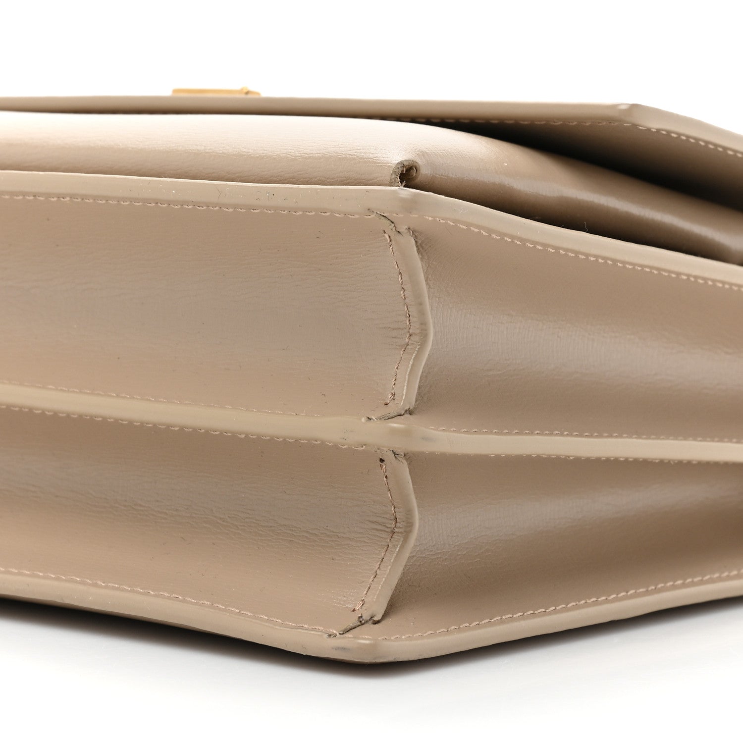 Saint Laurent Calfskin Medium Monogram Sunset Dark Beige 10 of 16