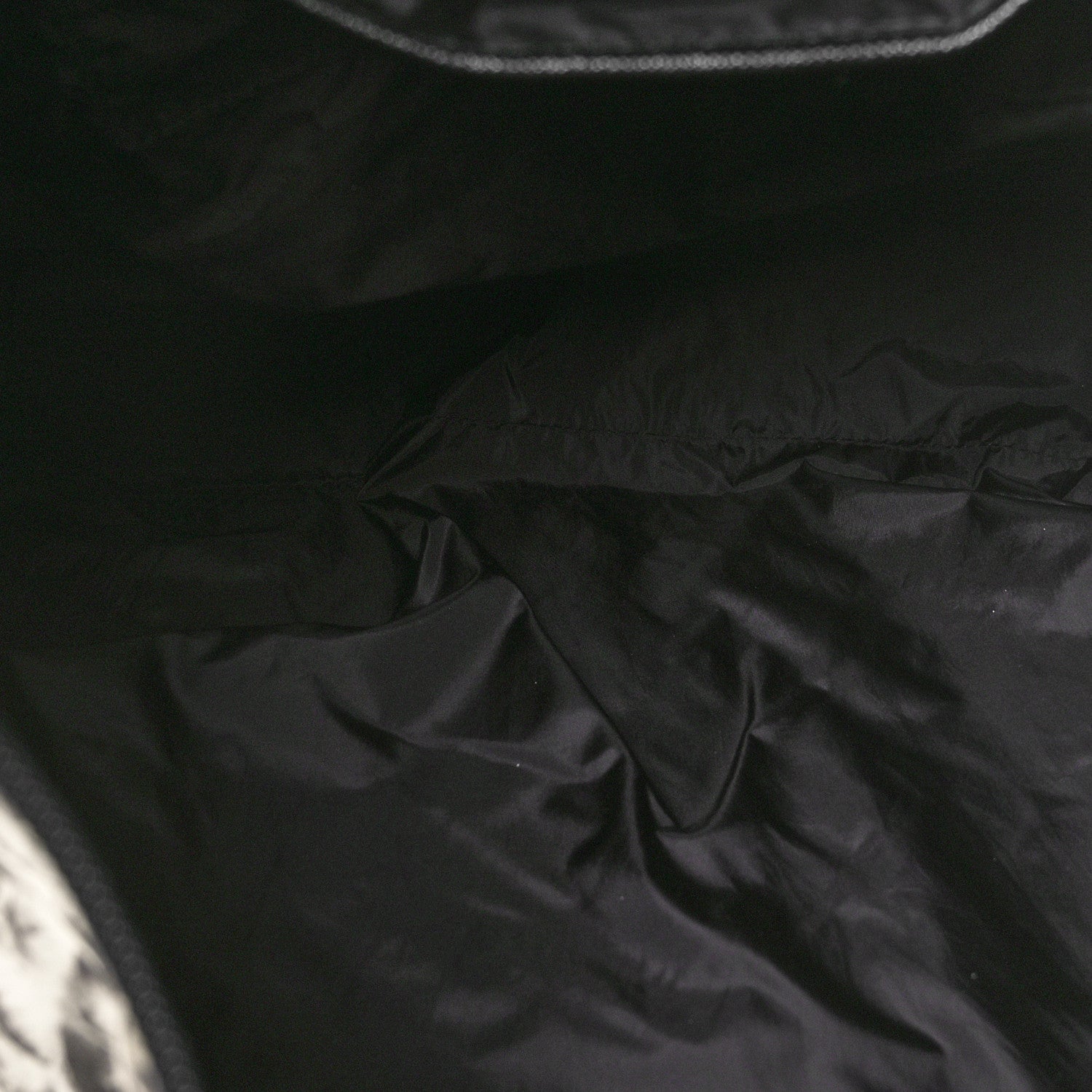 Prada Tessuto Nylon Snakeskin Print Tote Roccia 4 of 8