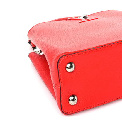 Louis Vuitton Taurillon Capucines BB  Scarlet Red 7 of 8
