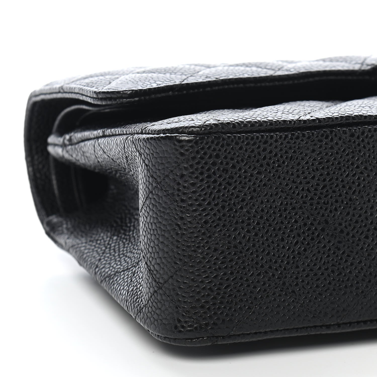 Chanel Caviar Quilted Medium Double Flap Black 8 of 9