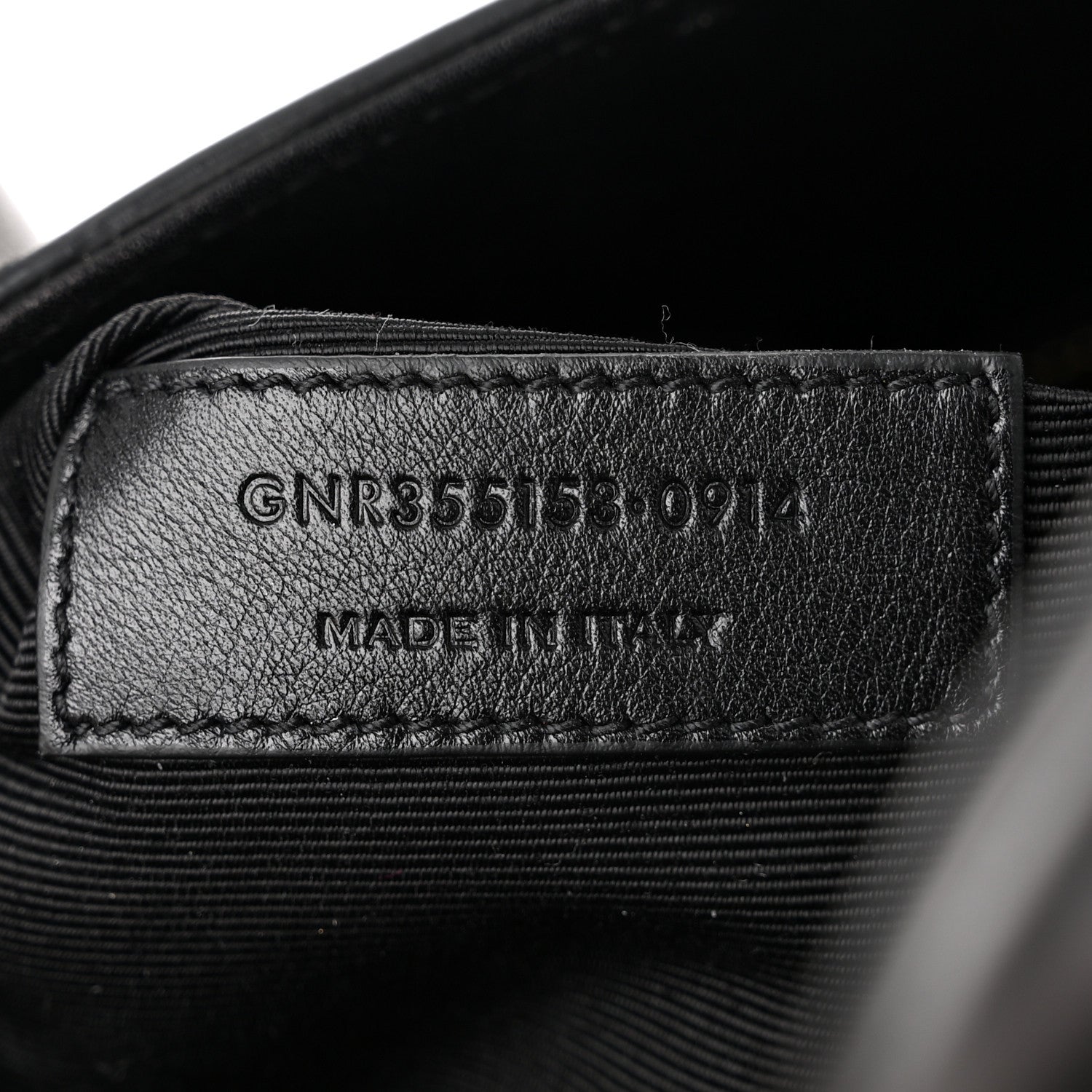 Saint Laurent Calfskin Bi-Color Small Sac De Jour White Black 7 of 10