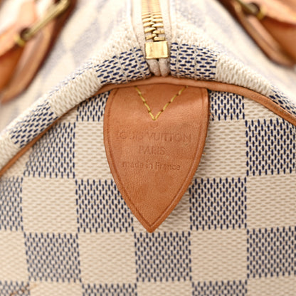 Louis Vuitton Damier Azur Speedy 30 6 of 19