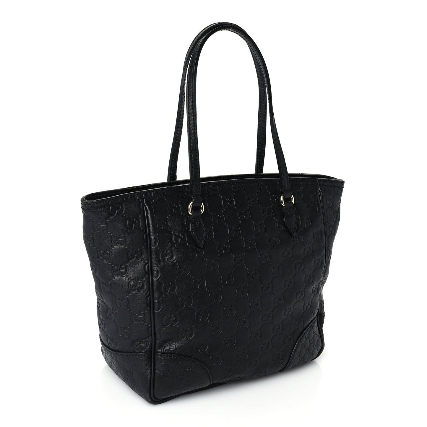 Guccissima Small Bree Zippered Tote Black