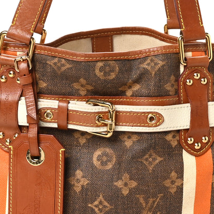Louis Vuitton Monogram Rayures Tisse Sac PM 7 of 9