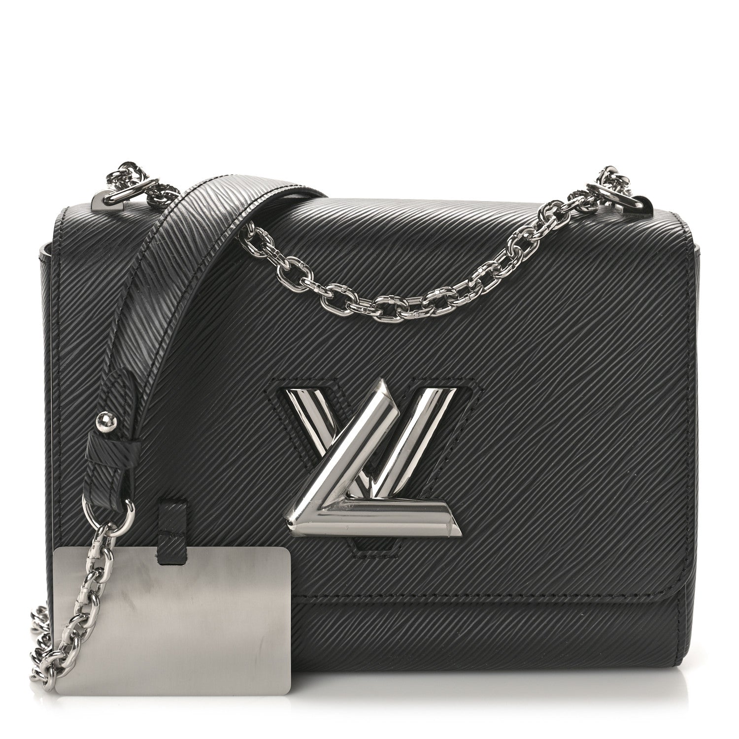 Louis Vuitton Epi Twist Shoulder Bag MM Black 3 of 10