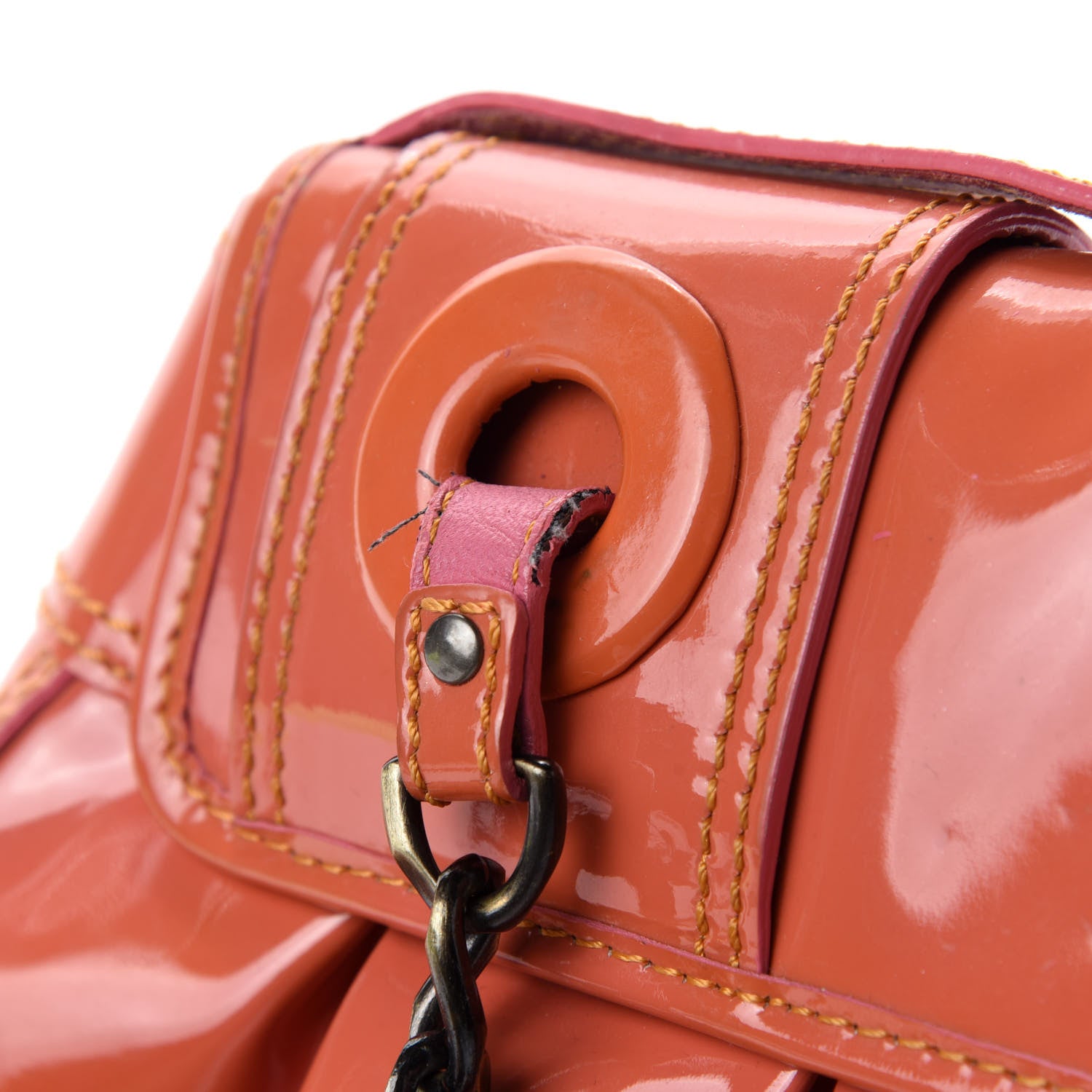 Fendi Patent B Bag Tulipano 10 of 15