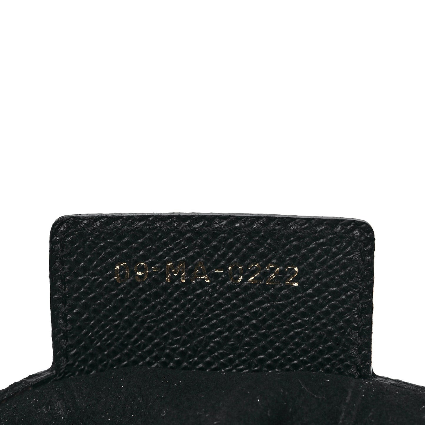 Grained Calfskin Saddle Bag Black