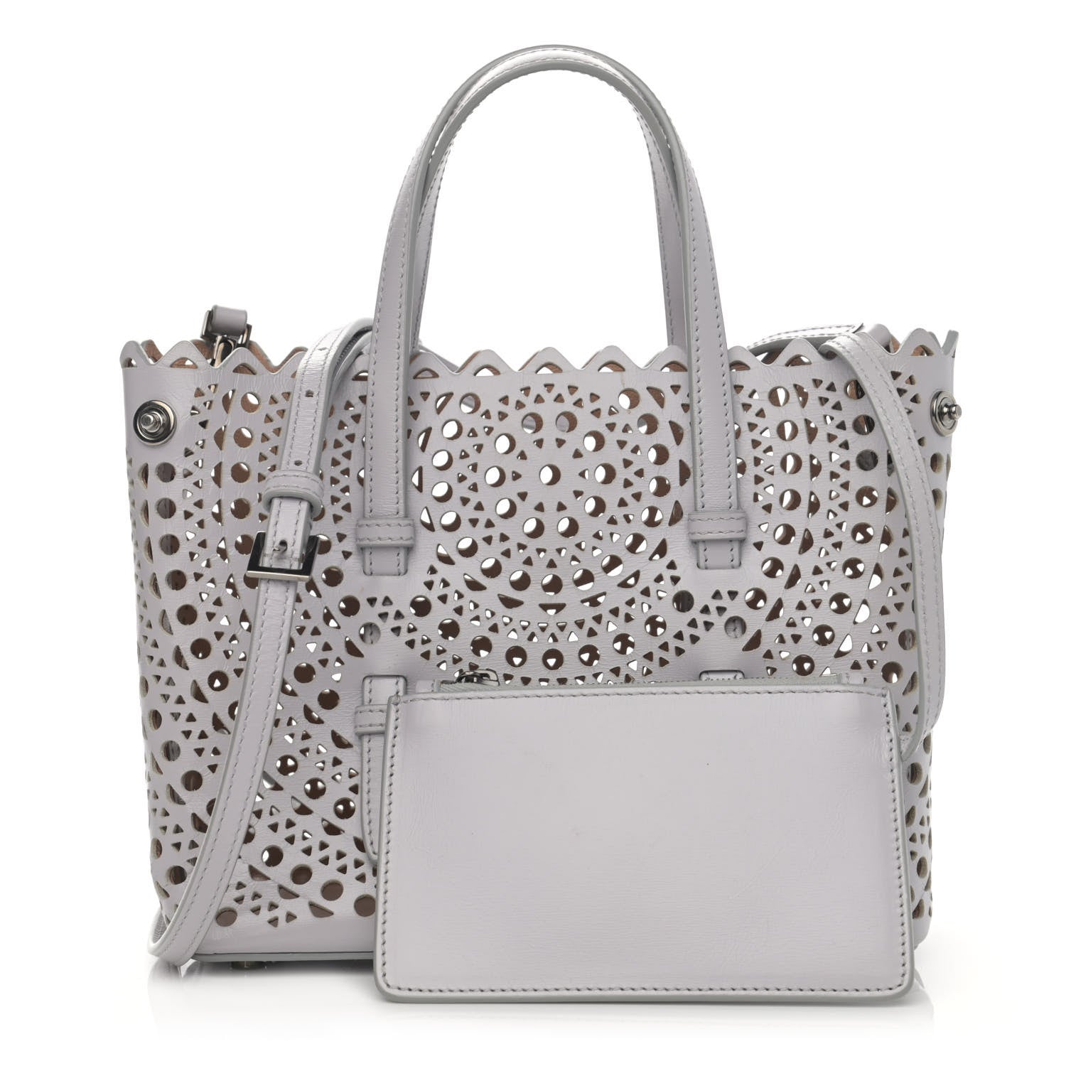 Alaia Calfskin Vienne Mina 20 Bag Perle 1 of 10