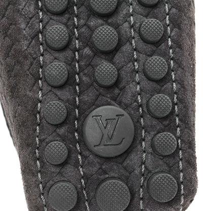 Louis Vuitton Suede Woven Oxford Loafers Brown 7 of 7