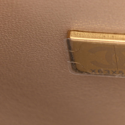 Chanel Caviar Quilted Medium Double Flap Beige 7 of 11