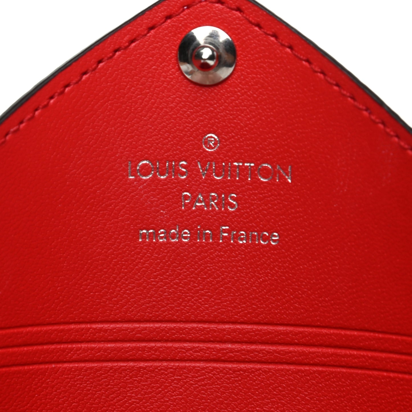 Monogram Escale Small Kirigami Pochette Insert Red