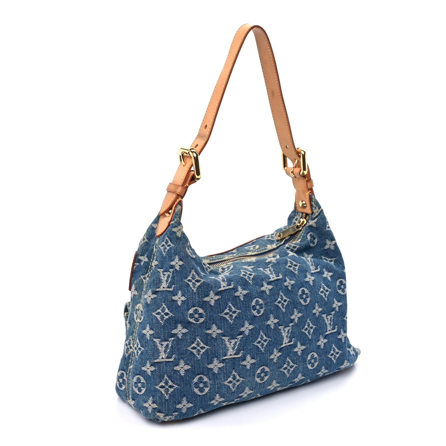Monogram Denim Baggy PM Blue