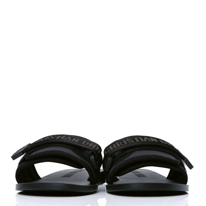 Christian Dior Technical Stretch Fabric Camouflage Dio(r)evolution Slide Sandals 35 Deep Blue 2 of 5