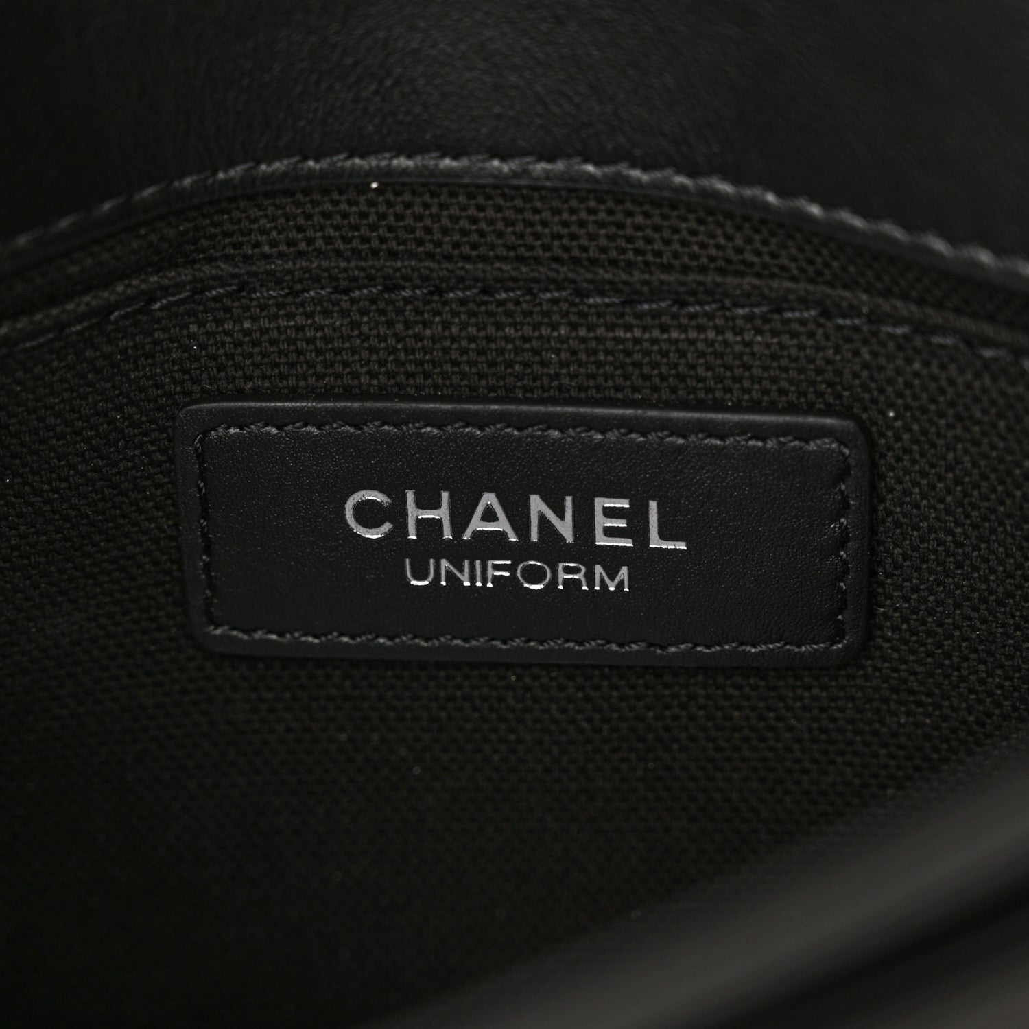 Chanel Calfskin Quilted CC Uniform Flap Belt Bag Black 6 of 11