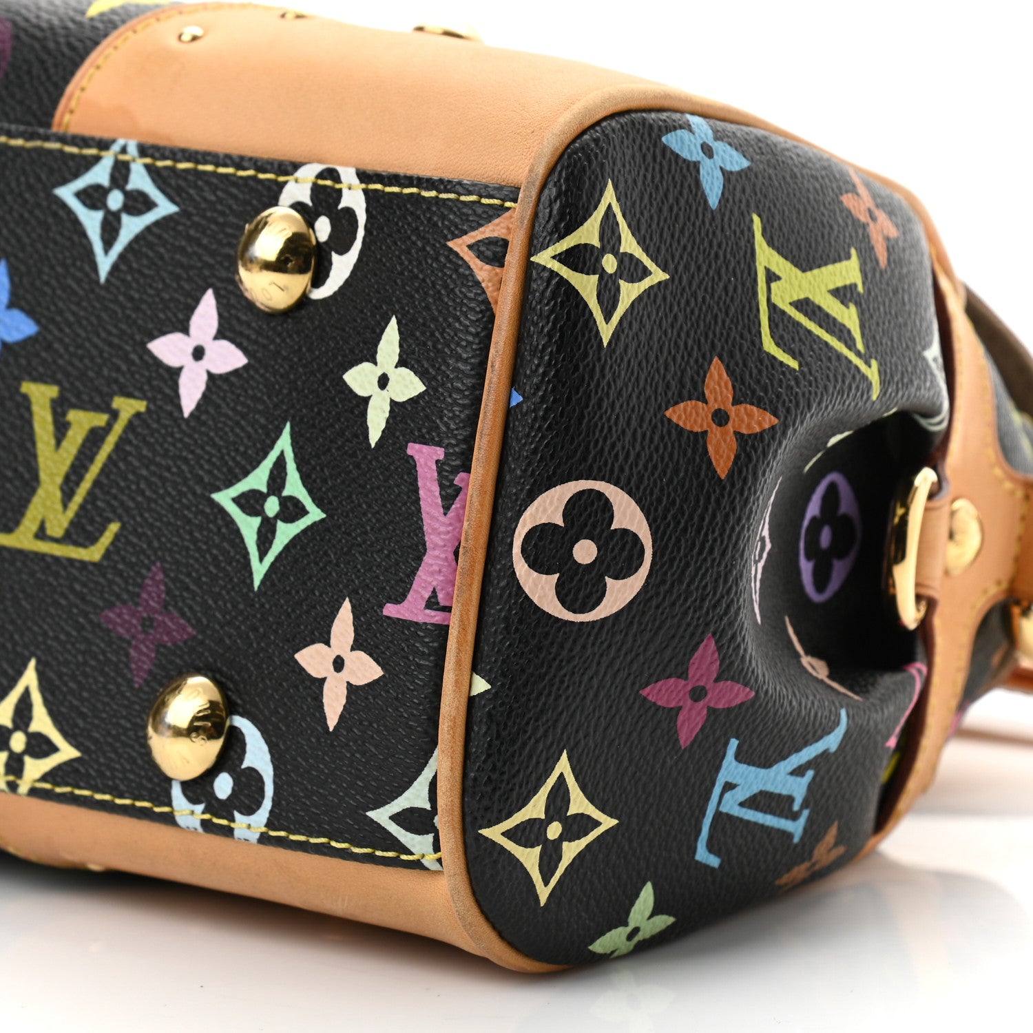 Louis Vuitton Monogram Multicolor Beverly MM Black 9 of 9
