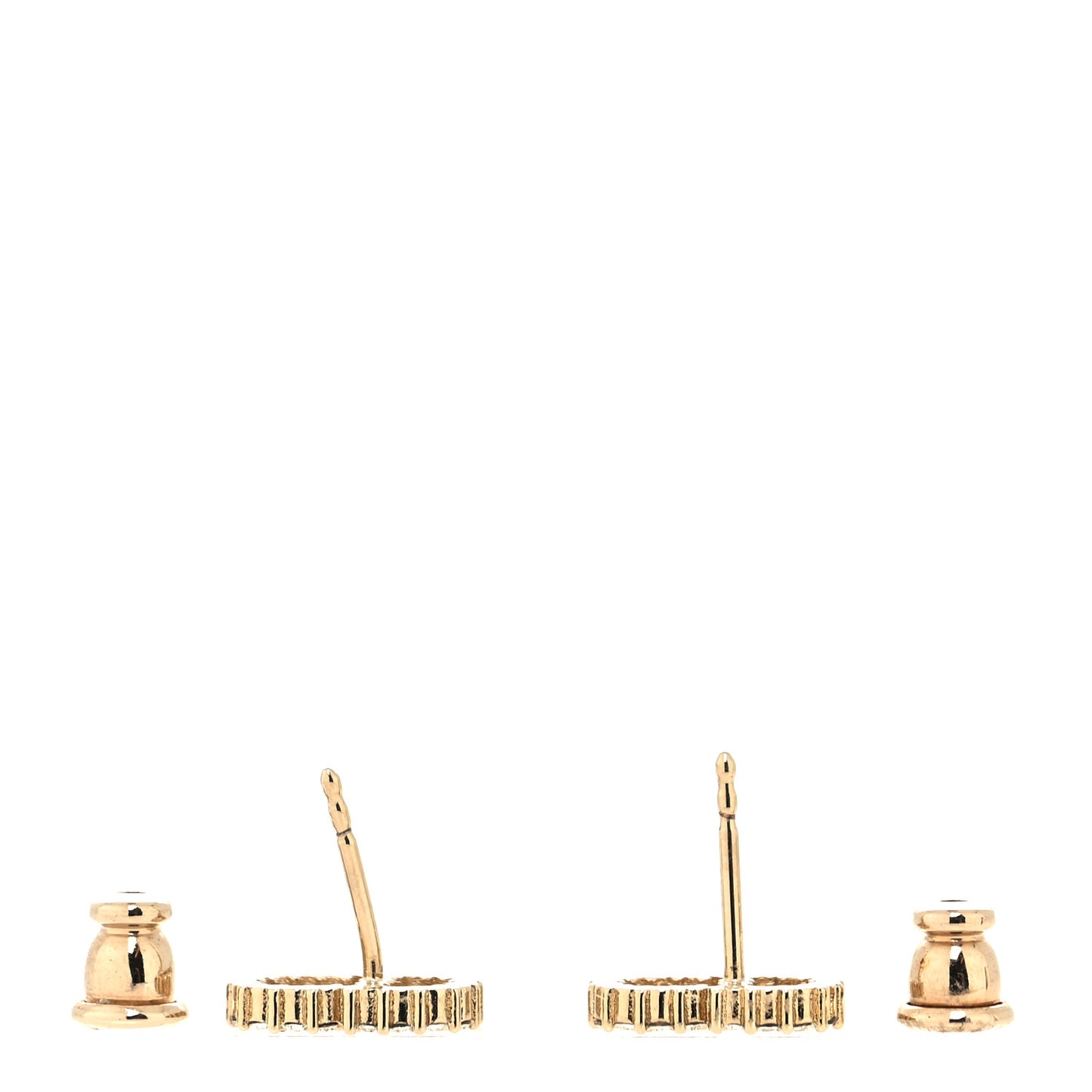 Crystal Clair D Lune Earrings Gold