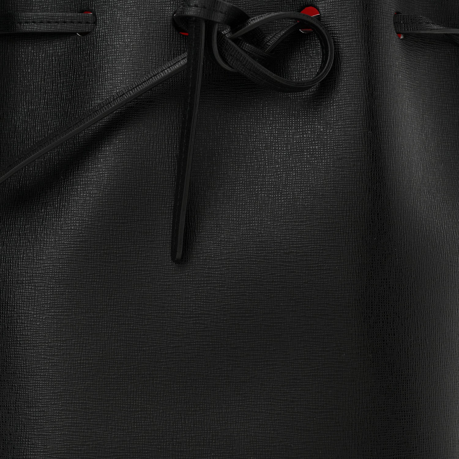 Mansur Gavriel Calfskin Mini Bucket Bag Black Flamma 7 of 9