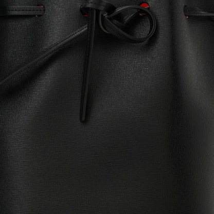 Mansur Gavriel Calfskin Mini Bucket Bag Black Flamma 7 of 9