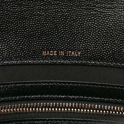 Chanel Caviar Quilted Medium Golden Class Pouch Black 7 of 13