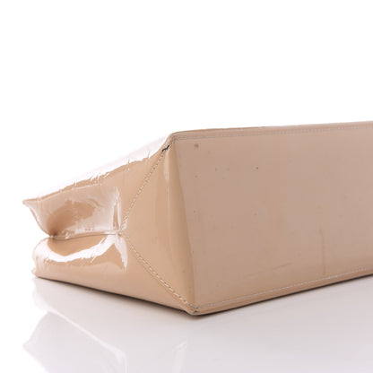 Louis Vuitton Vernis Wilshire PM Blanc Corail 6 of 9