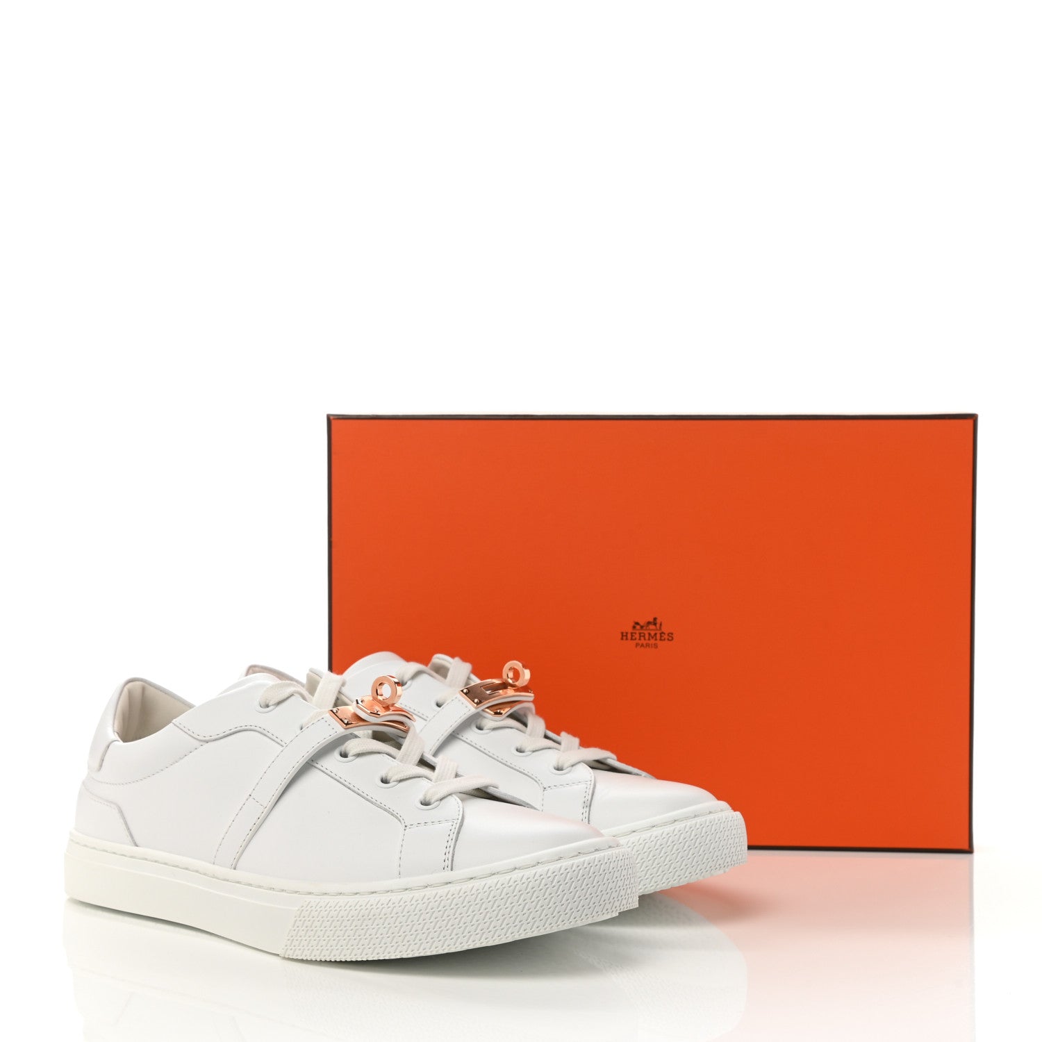 Hermes Calfskin Day Sneakers 39 White 13 of 13