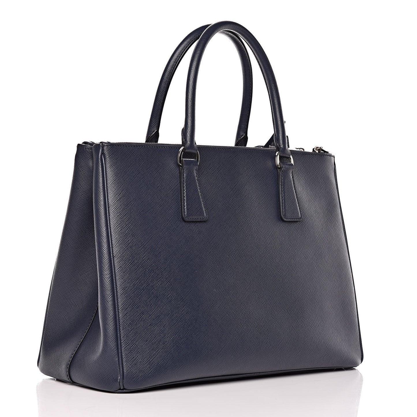 Saffiano Medium Galleria Double Zip Tote Baltico