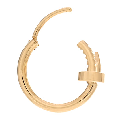 Cartier 18K Yellow Gold Juste Un Clou Single Hoop Earring 3 of 5