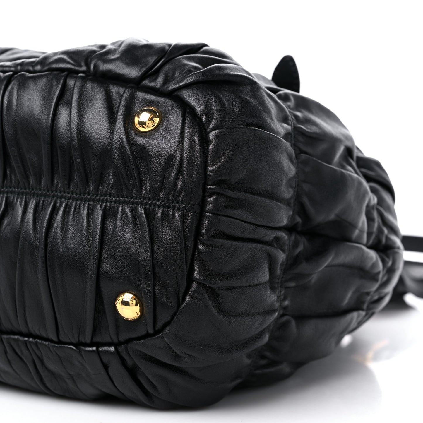 Nappa Gaufre Tote Black