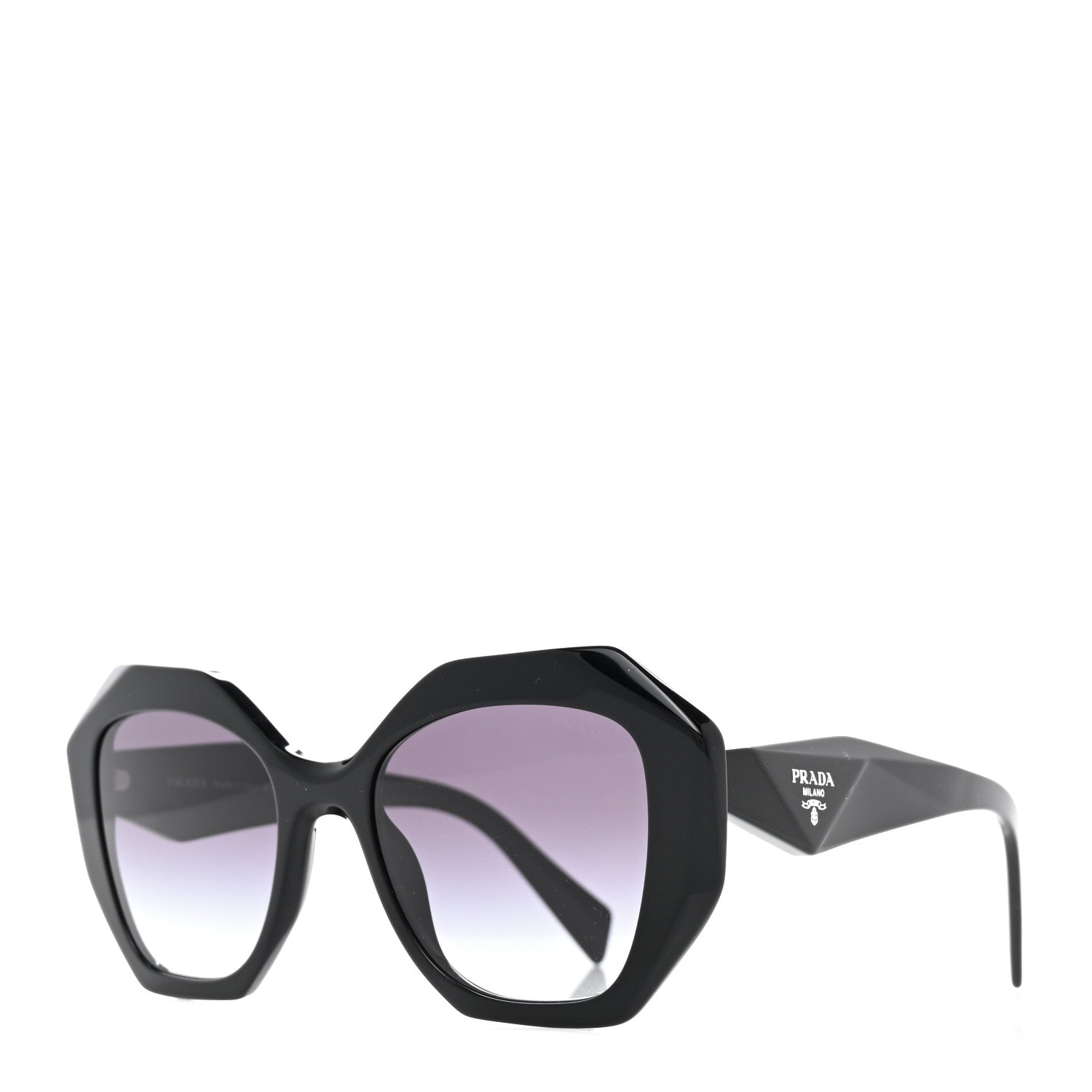 Prada Sunglasses SPR 16W Black 1 of 7