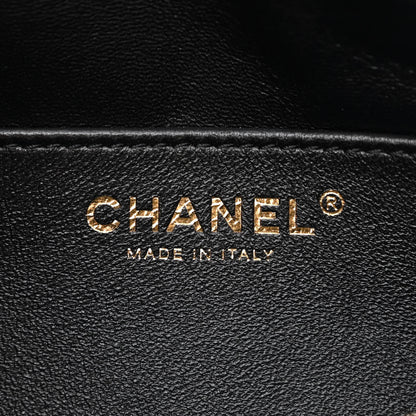 Chanel Lambskin Quilted Waist Bag Fanny Pack Black 6 of 11