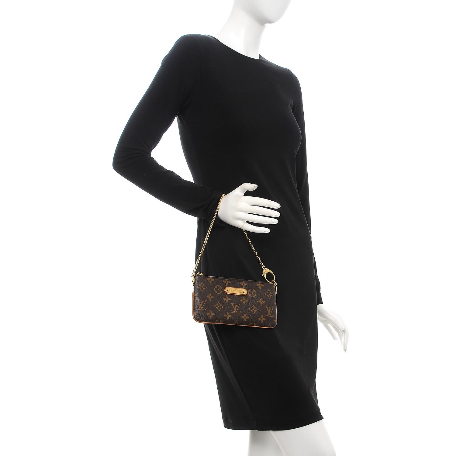 Louis Vuitton Monogram Pochette Milla MM 2 of 10