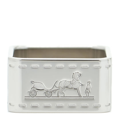 Hermes Palladium Bolduc Scarf Ring 1 of 10