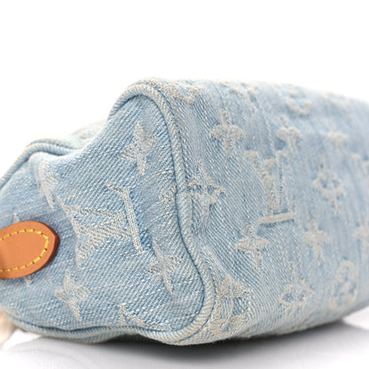 Louis Vuitton Monogram Denim Nano Speedy Sky Blue 7 of 8