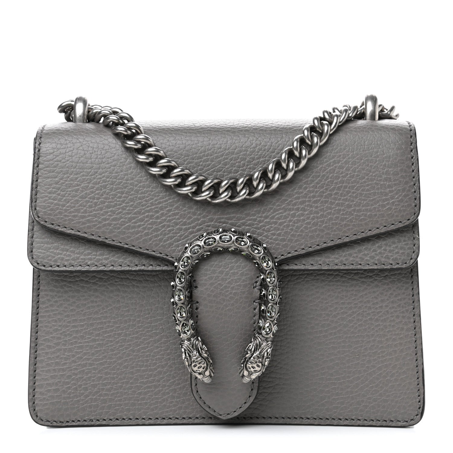 Gucci Calfskin Mini Dionysus Shoulder Bag Dusty Grey 1 of 4